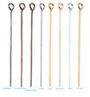 Missord I Y — épingle à yeux en alliage métallique, pour perles, chaîne, accessoires de bijoux de mode, 5 cm, différentes couleurs personnalisées