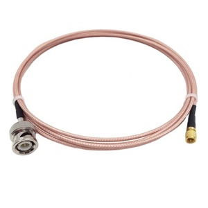 Factory Customization 0-6GHZ M5 Male to <b>BNC</b> Male Silver Plated RG316 RF Testing Pigtail <b>Cable</b> - Product Image 1