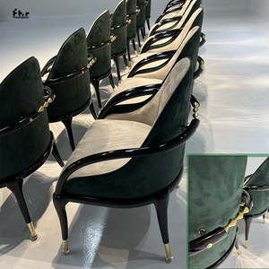 फॉशन कस्टम यू आकार एल आकार कस्टम नाइट क्लब बार लाउंज फर्नीचर रेस्तरां बूथ बैठने वाले भोजन कक्ष बफेट सोफे कुर्सी - Product Image 3