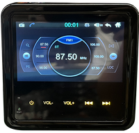SIMSHAM – Lecteur audio étanche noir pour moto et bateau, récepteur FM/AM automatique à piston, système MP3/MP5, SPA CN/GUA – Vente directe usine