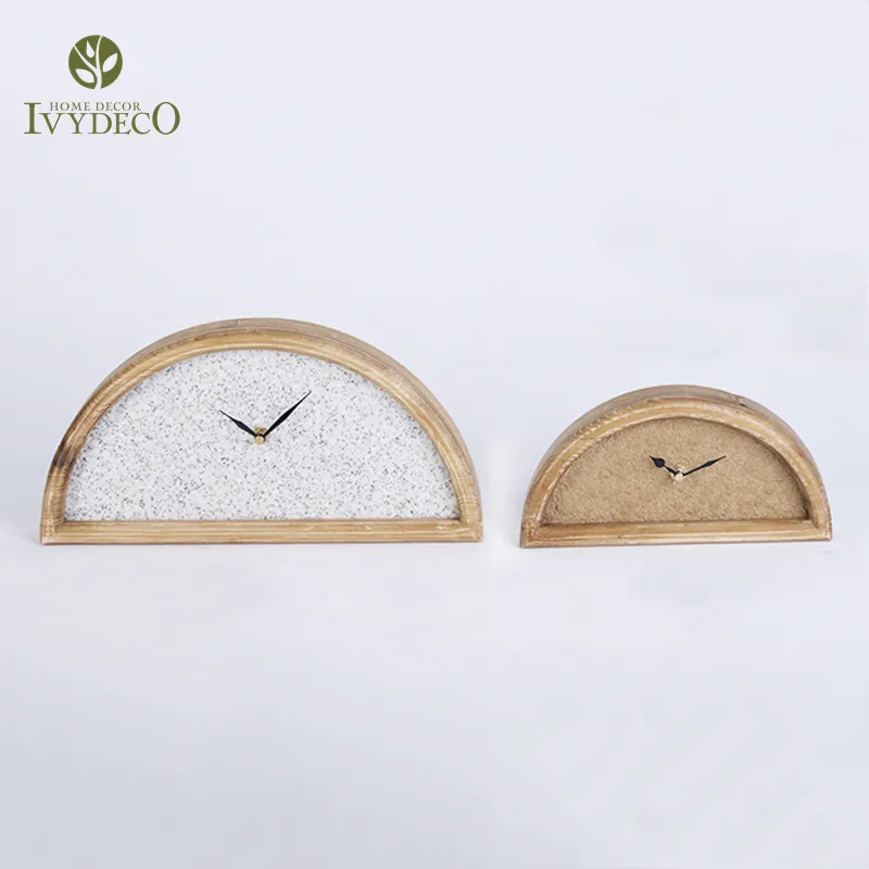 IVYDECO 도매 공장 저렴한 가격 빈티지 디자인 골동품 테이블 시계 선물