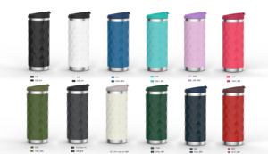 Tazza Termica in Acciaio Inox a Forma di Diamante Colorata per Ufficio e Viaggio Tazza da Caffè con Logo Personalizzato Coperchio Antigoccia - Product Image 6