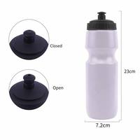 Bouteille d'eau de sport en plastique anti-fuite ZB, personnalisable avec logo, sans BPA, 22 oz, compressible, pour vélo, cyclisme, fitness et course à pied