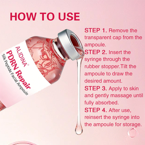 Sérum Coréen Hydratant, Éclaircissant et Blanchissant au Collagène PDRN, Niacinamide et Peptides Roses pour Soins de la Peau, Marque Privée - Product Image 5
