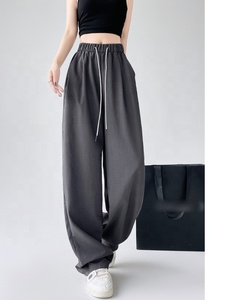 Pantalones Anchos Plisados de Seda de Hielo Casuales - Product Image 4