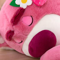 Boneka Beruang Stroberi Pink Kreatif, Mainan Plush Lembut Lucu Kartun, Bantal Girly, Hewan Boneka Isi Dakron, Hadiah Rumah Tangga, Berbagai Ukuran