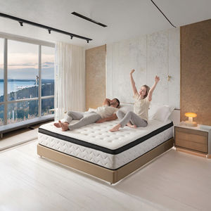 Colchón Ortopédico Enrollable para Hotel, Tamaño <span class=keywords><strong>Matrimonial</strong></span>/Doble, Espuma de Alta Densidad, Refrigerante, Masajeador, Plegable, con Muelles Ensacados - Product Image 3