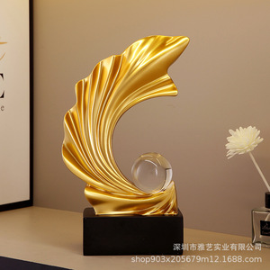 ไฟหรูหราหรูหราหรูหราระดับไฮเอนด์สำหรับลมและน้ำเครื่องประดับทันสมัยสำหรับบ้านห้องนั่งเล่นตู้ทีวีทางเข้าสำนักงานของขวัญสำหรับการเปิด - Product Image 2