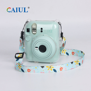 Caiul Anında Baskı Fotoğraf Makinesi Sert Çantası Koruyucu Şeffaf Kılıf Fujifilm <span class=keywords><strong>Instax</strong></span> Mini 12 Ayarlanabilir Askılı Modern Şık Tasarım 0.18kg - Product Image 4