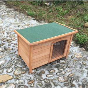 SDD006 Eco-Friendly Wooden Dog <b>Pet</b> House Roof Waterproof Kennel Easy Clean - Product Image 5