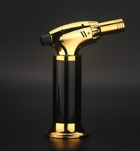 Logo personnalisé direct usine BBQ cigare Butane Jet torche métal briquet Design moderne rechargeable utilisation de cigarettes - Product Image 6