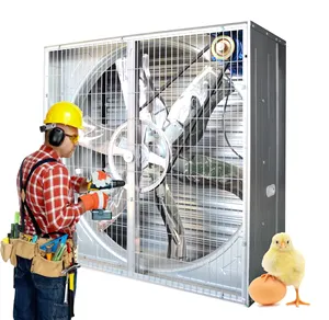 HUAYI 50 дюймов теплица для птицефермы промышленная мастерская вентиляционный вытяжной вентилятор