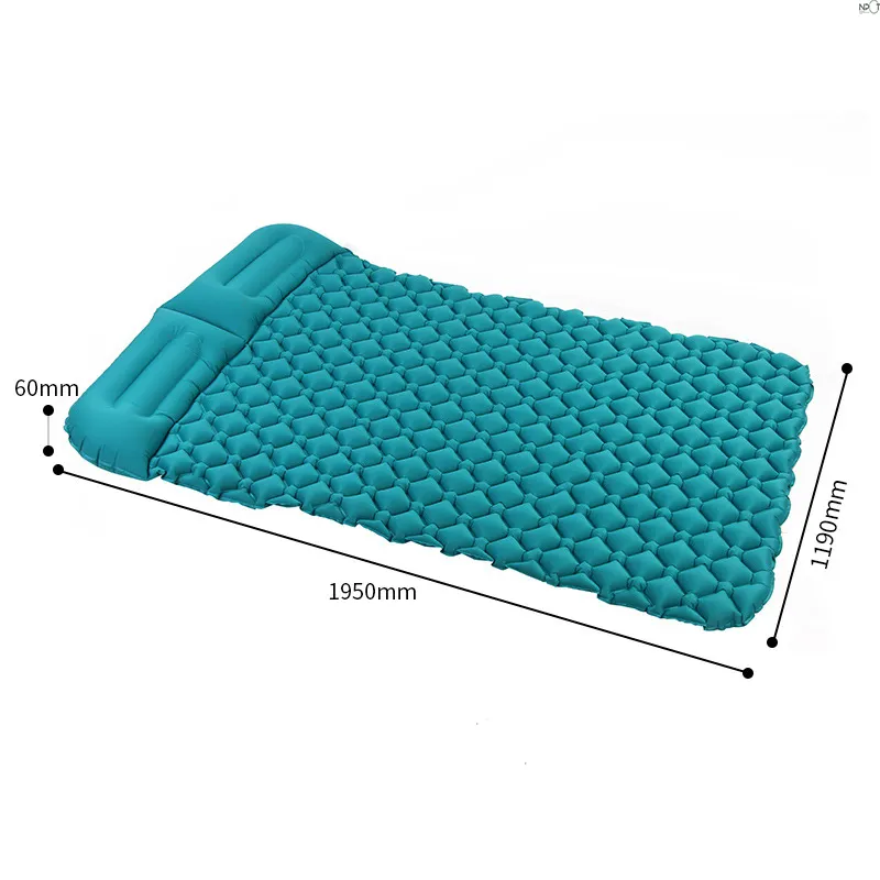 NPOT tappetino da campeggio esterno doppio gonfiabile per dormire Extra largo per tenda materassino portatile ultraleggero