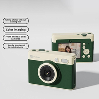 Imprimante photo couleur miniature personnalisée Printcamera D1 Pro, appareil photo rétro sans fil avec impression photo CCD et mise au point automatique