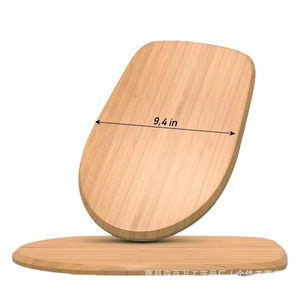 Bamboo Mixer Stand Tray 4.5-5 Qt KitchenAid Compatible <b>Desktop</b> Storage Base - Product Image 2