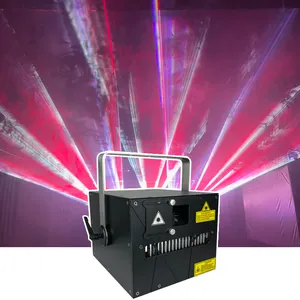 RGB dans tam renkli animasyonlu Rave lazer ışıkları 10W 3d animasyon Dmx ile gece kulübü DJ disko için