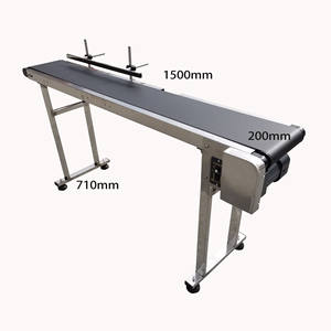 <span class=keywords><strong>CE</strong></span> hız ayarlanabilir paslanmaz çelik çerçeve PVC bant konveyör için yiyecek kutusu paket sanayi otomatik konveyör bant sistemi fiyat - Product Image 1