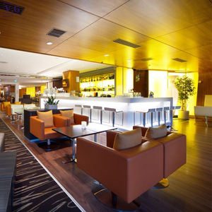 Bancone di Servizio Moderno a L Grande e Semplice Personalizzato per Ristorante, Lounge e Bar con Design OEM - Product Image 5