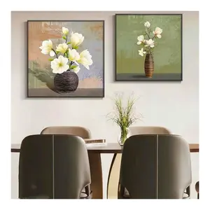 Modern Elegant classic FLOWER Canvas Poster Painting Modern Wall Art Print Decorative Picture Living Room Home Decor
