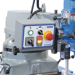 Nueva Fresadora Vertical FERVI con Variador de Velocidad de Cambio Rápido, Cono de Husillo MT4, Herramienta Mecánica de Fresado - Product Image 1