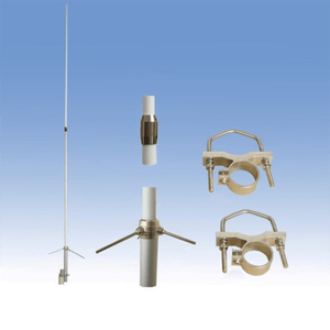 Antena de Estación Base de Fibra de Vidrio de 3.2M X300 con Radiales de Plano Terrestre, Doble Banda 144/430MHz VHF UHF, Omnidireccional Tipo Diamante para Comunicación - Product Image 5