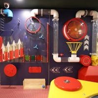 Équipement interactif d'intérieur de terrain de jeu d'enfants avec le jeu interactif doux de mur pour le jeu et l'amusement des enfants