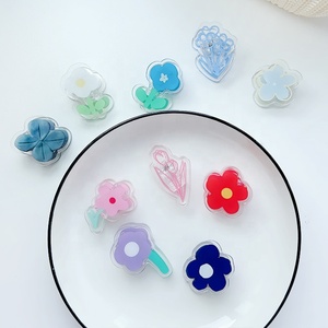 Types de clips de reliure en plastique de fleur <span class=keywords><strong>acrylique</strong></span> mélangés pour la maison d'école de bureau - Product Image 3
