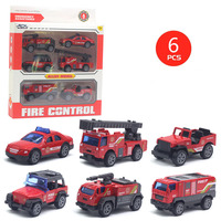 Voiture en métal moulé sous pression réaliste 1: 64 alliage ingénierie véhicule échelle modèle ensemble pelle camion Police militaire RV course SUV pick-up