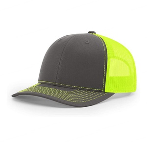 Gorra de camionero de estilo de marca de perfil medio, gorra estructurada naranja, gorra de malla de molde de marca Richardson 112 - Product Image 6