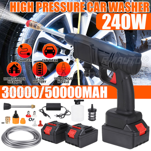 Pistola de Lavado de Autos Inalámbrica de Alta Presión de 70 Bares y 1500 W, Generador de Espuma de 50000 mAh, Pistola de Agua con Rociador para Batería Makita de 18 V - Product Image 1