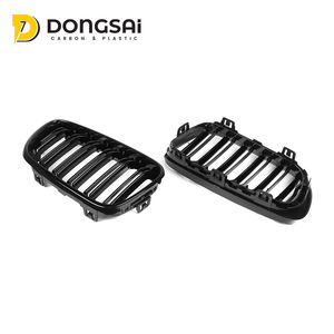 Gril Depan Model Double Kidney Slat Bahan ABS untuk BMW Seri 2 F22 F23 235I 240I M2 F87 - Product Image 5