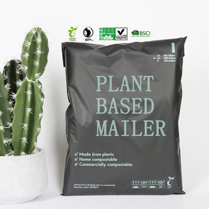 Custom Logo Print 100% Plant Eco Compostable Polymailer Plastic Mailer Clothe Mail Shipping Packaging Mailing Bags For Clothing