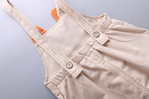 Vente en gros Vêtements pour bébé garçon Body Vêtements Cartoon Fox Bretelles Shorts Set pour enfants été - Product Image 5