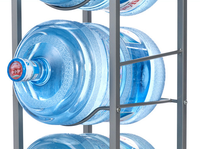 Stand Alone 5 Gallonen Wasser flasche Lager regal Handbuch Waren regal Krug halter Eimer Rack Platzsparend für Wassersp ender