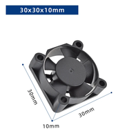 Ventilateur de refroidissement hydraulique pour PC, petit format 30x30x10mm, DC sans balais, pour boîtier d'ordinateur et refroidisseur de CPU, vente en gros usine