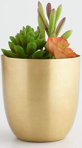 Jardinière de balcon Pot polyvalent décoratif pour porte-plante Jardinières modernes en métal durable Matériel d'étude Pot rond incassable - Product Image 2