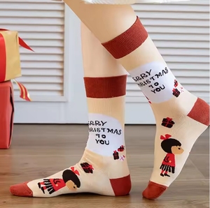 Christmas <b>Gifts</b> Snowman Cartoon Winter Cotton Socks - Product Image 2