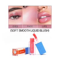 On The Glow Mineral Cream Blush Stick Dewy Natural Silky Smooth Red Pink Orange Color pour le visage