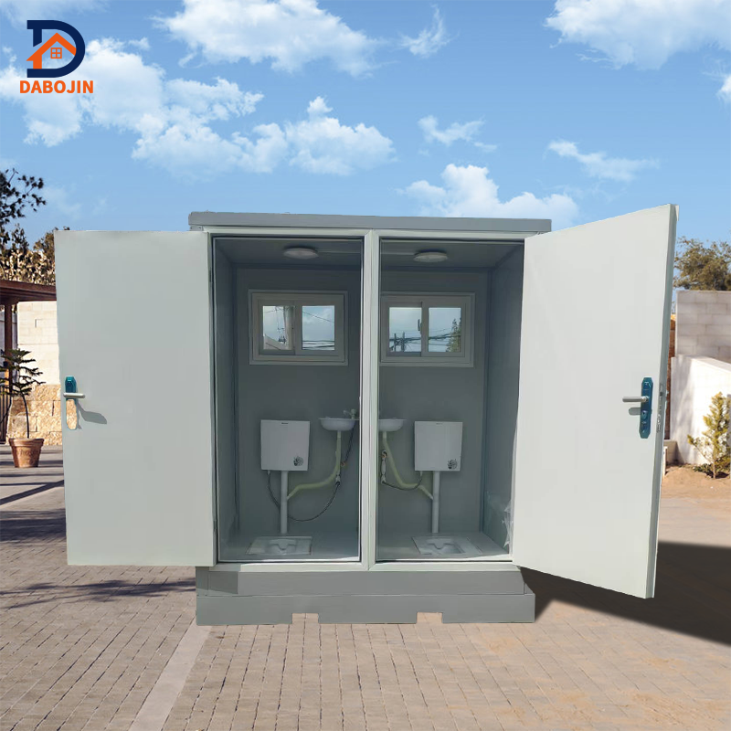 Durable Mobile Prefabricated Container Toilet for