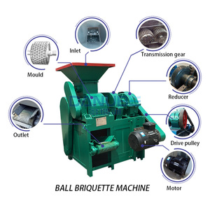 Machine de pressage de boulets de poudre de kaolin, machine de pressage de boulets de poussière de minerai de manganèse, équipement de compactage de boulets de scories de cuivre - Product Image 2