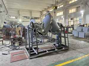 Petit mélangeur industriel 30 litres 300 litres mélangeur de poudre de type v mélangeur pour la nourriture - Product Image 4