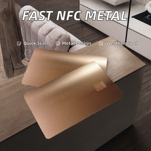 XYX NFC Stainless Steel <b>Membership</b> Business <b>Card</b> with Engraved Custom Logo Waterproof 13.56 MHz N213 Chip - Product Image 2