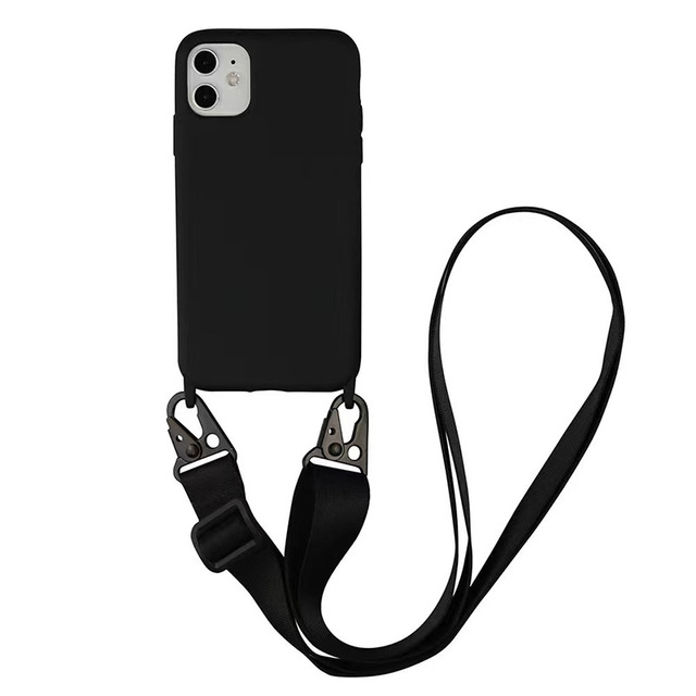 Phone Case Crossbody Eagle Beak Buckle Lanyard Colorful Nylon Adjustable Lanyard Strap Back