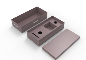 Cajas de papel de cartón rígido personalizadas con tapa extraíble e insertos inferiores Cajas de regalo para presentación Premium - Product Image 2