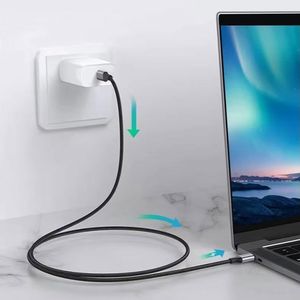 Nouveau câble Type-C de 1 m et 2 m pour téléphones mobiles, câble de charge rapide USB-C 60 W, câble Type-C vers Type-C pour IP - Product Image 2