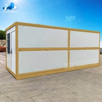 Maison préfabriquée Zhongnan 20 pieds 40 pieds, maisons préfabriquées bon marché, maison conteneur pliable extensible, pliable, à vendre