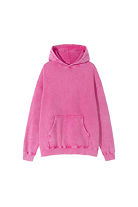 2025 Logo personnalisé femmes nouvelle mode sweat à capuche Offre Spéciale solide à manches longues pull goutte épaule sweats à capuche pour femme lavé à l'acide - Product Image 6