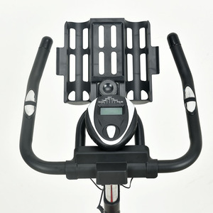 Bicicleta de Ejercicio X-800 con Resistencia Ajustable, Bicicleta de Spinning Negra y Roja para Fitness y Pérdida de Peso - Product Image 1