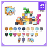 Juego de juguetes de cubo magnético Premium con bloques lisos de 2,0 cm y embalaje listo para regalo para la construcción de enfoque de aprendizaje sensorial