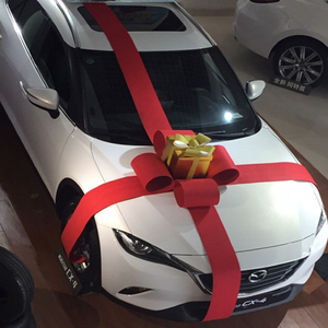 Geburtstags-Schleife Riesige Rote Schleife für Auto Große Geschenke Weihnachten Rote Riesenschleife für Auto zum Verkauf - Product Image 2